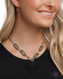 Roadside Romance - Black Necklace - Paparazzi Accessories