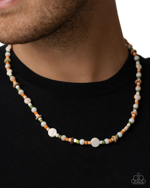 Urban Uniform - Brass Necklace - Paparazzi Accessories