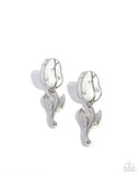 timeless-tulip-white-post earrings-paparazzi-accessories