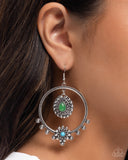 Neutral Nuance - Green Earrings - Paparazzi Accessories