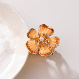 Floral Fit - Orange Ring - Paparazzi Accessories
