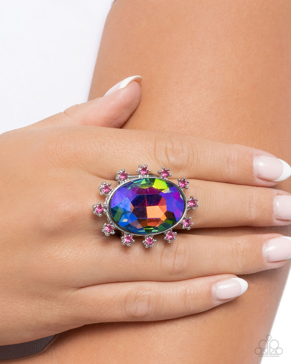 Make a Sound - Pink Ring - Paparazzi Accessories