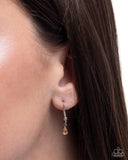 Suave Shimmy - Orange Necklace - Paparazzi Accessories