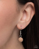 Suddenly Slanted - Brown Necklace - Paparazzi Accessories