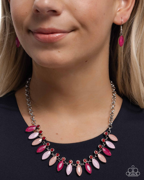 Colorful Citation - Pink Necklace - Paparazzi Accessories