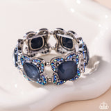 Bandwagon Beauty - Blue Bracelet - Paparazzi Accessories
