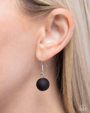 Cloudy with a Chance of CHARACTER - Black Necklace - Paparazzi Accessories