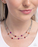 Courting Closeness - Red Necklace - Paparazzi Accessories