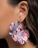 Whimsical Walk - Purple Earrings - Paparazzi Accessories