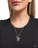Flashy Tree Frog - Green Necklace - Paparazzi Accessories