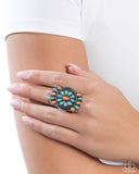 Tapestry Theme - Orange Ring - Paparazzi Accessories