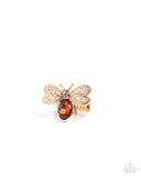 bedazzled-bee-brown-ring-paparazzi-accessories