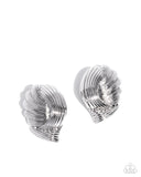 carnivale-confidence-silver-post earrings-paparazzi-accessories