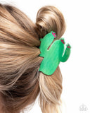 Cactus Clip - Green Hair Clip - Paparazzi Accessories