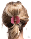 Blooming Baddie - Pink Hair Clip - Paparazzi Accessories