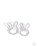 bunny-backdrop-pink-post earrings-paparazzi-accessories