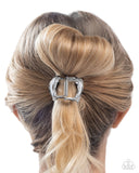 Romantic Rampage - White Hair Clip - Paparazzi Accessories