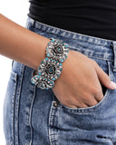 Blooming Balance - Blue Bracelet - Paparazzi Accessories