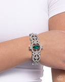 Courtly Coquette - Green Bracelet - Paparazzi Accessories