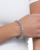 Shimmery Sample - Pink Bracelet - Paparazzi Accessories