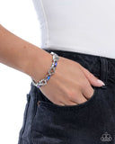 Heartfelt Headline - Purple Bracelet - Paparazzi Accessories