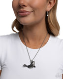 Whale Watching - Silver Necklace - Paparazzi Accessories
