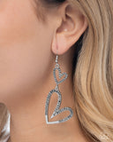Power Couple - Silver Earrings - Paparazzi Accessories