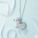 Poodle Pageantry - Blue Necklace - Paparazzi Accessories