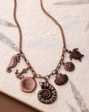 Coastal Composure - Copper Necklace - Paparazzi Accessories