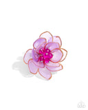 blatant-bloom-purple-ring-paparazzi-accessories