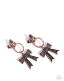 bear-in-mind-copper-post earrings-paparazzi-accessories