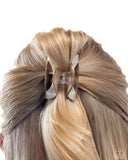 Striped Shopaholic - Brown Hair Clip - Paparazzi Accessories