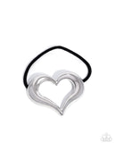cupid-call-silver-hair clip-paparazzi-accessories