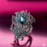 Polished Peacock - Blue Ring - Paparazzi Accessories