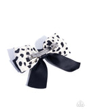 Cow Chic - White Hair Clip - Paparazzi Accessories