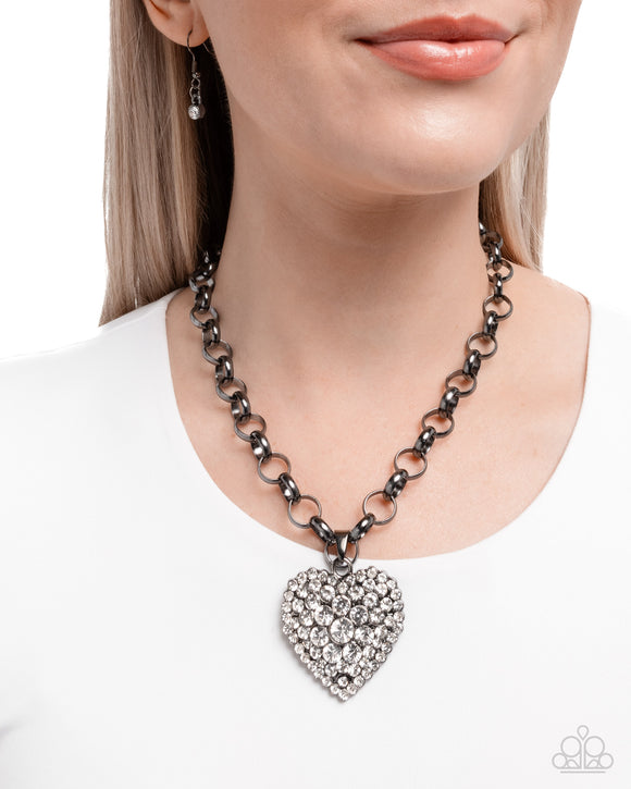 Heartfelt Havana - Black Necklace - Paparazzi Accessories