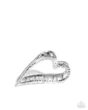 heartfelt-hint-silver-hair clip-paparazzi-accessories