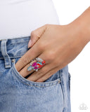 Twinkling Toucan - Red Ring - Paparazzi Accessories