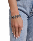Angelic Ambiance - Silver Bracelet - Paparazzi Accessories