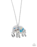 educated-elephant-blue-necklace-paparazzi-accessories