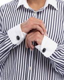 Cruising Confidence - Black Mens Cuff Links - Paparazzi Accessories