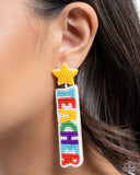 Teacher in Training - Multi Post Earrings - Paparazzi Accessories