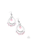 chiseled-cascade-pink-earrings-paparazzi-accessories