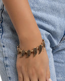 Angelic Ambiance - Gold Bracelet - Paparazzi Accessories