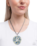 Peacock Patchwork - Multi Necklace - Paparazzi Accessories