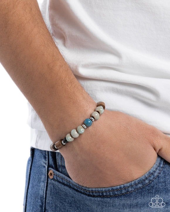 Greater WOOD - Men's Multi Mens Bracelet - Paparazzi Accessories