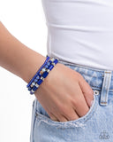 Colorful Champion - Blue Bracelet - Paparazzi Accessories