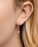 Dragonfly Direction - Gold Necklace - Paparazzi Accessories