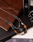 Blooming Barricade - Orange Necklace - Paparazzi Accessories