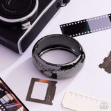 Hammered Hassle - Black Bracelet - Paparazzi Accessories